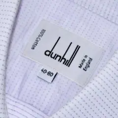 【dunhill】イングランド製 長袖 ドレス シャツ コットン 40 ドットのサムネイル