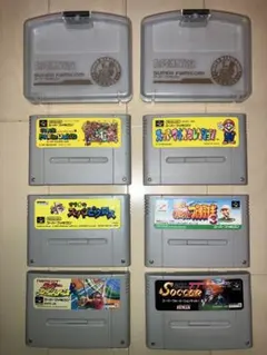 スーパーファミコンソフト　まとめ売り スーパーマリオ　パワプロ　サッカー　テニス