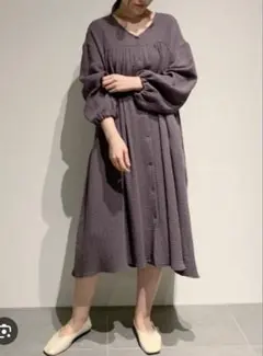 ジェラートピケ マタニティガーゼワンピース ピンク 入院着 - メルカリ
