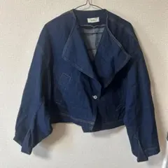 earth music & ecology ダークブルーショートジャケット