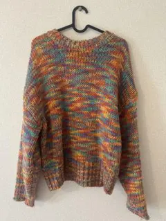 カラーミックスニット アーバンリサーチITEMS URBAN RESEARCH