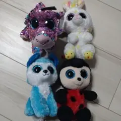 Ty Beanie Boos ぬいぐるみ 4体セットのサムネイル