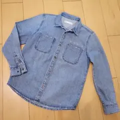 ZARA kids boysヴィンテージ加工デニムシャツジャケット152cm