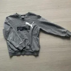 PUMA キッズ トレーナー グレー 120cmのサムネイル