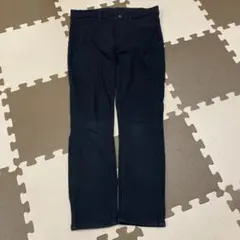 ユニクロ ウルトラストレッチレギンスパンツ　クロップド丈　黒　L