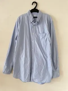 UNIQLO XL ライトブルー 長袖シャツ