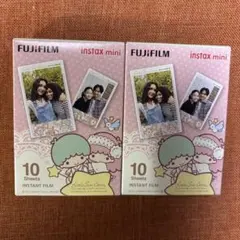 instax mini 2個　期限2027年10月 インスタックスミニ　キキララ