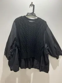 【りんご様専用】mite ケーブル編みニット+ブラウス