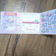 サンリオ　フレッシュパンチ　ミニオテガミメモセット