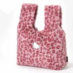 ハローキティ ヒョウ柄ファートートバッグ ピンク しまむら
