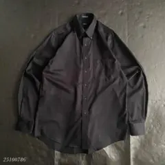US古着 IZOD 長袖BDシャツ ブラック