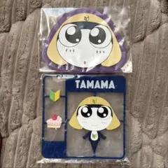 ケロロ軍曹 タママ二等兵 巾着 缶バッジ カード 3点セット 浅草
