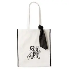 SNIDEL HOME エンブレムトートバッグ ブラック