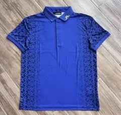 新品　J.LINDEBERG　ジェイリンドバーグ　ポロシャツ　XL J.LINDEBERG（ジェイリンドバーグ）袖JLロゴポロ(44 ホワイト