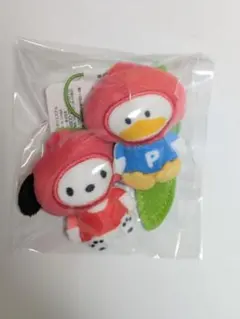 サンリオ なかよしさくらんぼペアマスコット　ポチャッコ＆あひるのペックル②