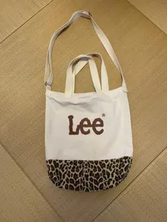 Lee レオパード柄 ショルダーバッグ