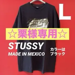 ☆栗 様専用☆STUSSY $100札 グラフィック tシャツ メキシコタグ L