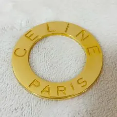 ★美品★セリーヌ　ネックレストップ　サークルロゴ　ゴールドのサムネイル