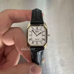 【新品電池】SEIKO レクタンギュラー スクエア ヴィンテージ tank 美品のサムネイル