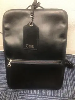 新品未使用☆JOYAオールレザーリュック　ダークネイビー