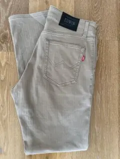 美品　エドウィン EDWIN メンズ　ジーンズ　裏起毛　ベージュ系　３１