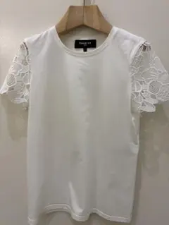 PAULE KA ポールカ レース袖 Tシャツ ホワイトのサムネイル