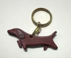 HERZ ヘルツ 犬キーホルダー　赤