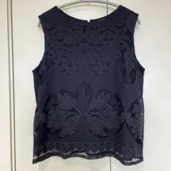 ELLE エル トップス　ノースリーブ タンクトップ　レディース　40 L