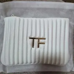 TFロゴ付きホワイトポーチ トムフォード ポーチのサムネイル