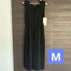 新品　ドロストオールインワン　Lax Dan Tia しまむら　M ブラック
