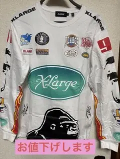 XLARGE ゴリライラスト ロングスリーブカットソー