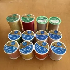 キルト糸 手縫糸 アソート13色【Dual Dyty】【シャッペスパン】