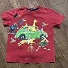 klädskåp クレードスコープ 動物柄 Tシャツ 90cmのサムネイル