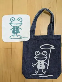アラジンアロンゾのデニム トートバッグとミニタオルセット