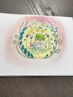 Sho Ko 妖精と昆虫のイラスト