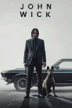 映画『ジョン・ウィック』メタルポスター　インテリア雑貨 金属飾り物