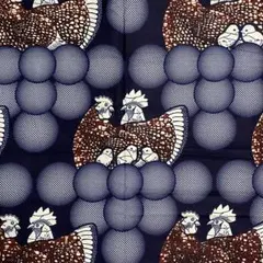 【200138】アフリカ布　生地　アフリカンプリント　アフリカンファブリック