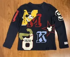 GAP ミッキーマウス 長袖Tシャツ ネイビー 120cm
