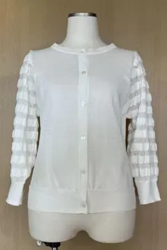 JILL STUART シアースリーブショートカーディガンのサムネイル