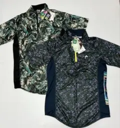 新品 HEAD ハーフジップ 吸水速乾Tシャツ レディース スポーツ 2枚セットのサムネイル