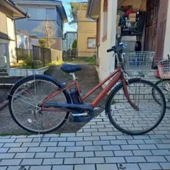 中古電動自転車 ヤマハpas city F 26インチ レッド 横浜 №3666 - メルカリ