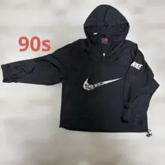 9Os NIKE PREMIER ナイロンプルオーバーアノラックパーカー黒M