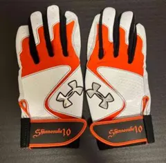 巨人 読売ジャイアンツ #10 阿部慎之助 選手 実使用バッティンググローブ 巨人 読売ジャイアンツ #10 阿部慎之助 選手 実使用バッティング