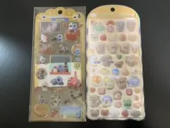 ドロップジェリーシール:パペットスンスン&コットンパフィーシール:パン