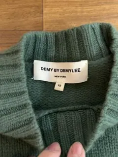 DEMY BY DEMYLEE グリーン ニットセーター XS