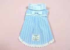 DOG DEPT ドッグデプト　Sサイズ　胴回り37㎝　ストライプ　シャツワンピのサムネイル