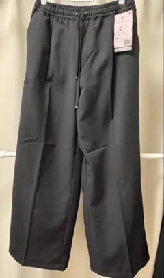 ワークマン　レイスムーズセミワイドパンツ　Ｍ　ブラック