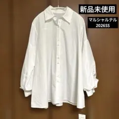 Malle】新品未使用 フリル襟 フレア袖 ギャザー シャツ ブラウス 日本 
