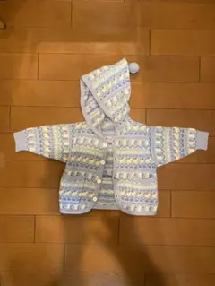 FAMILIAR フード付きカーディガン 70