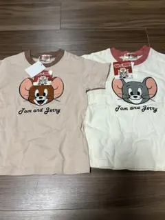 100サイズ トムとジェリー サガラTシャツ 2点セットのサムネイル